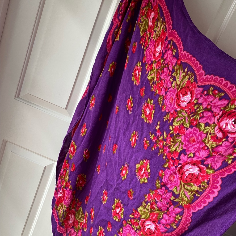 Forever 21 Foral Print Scarf - Picture 2 of 4